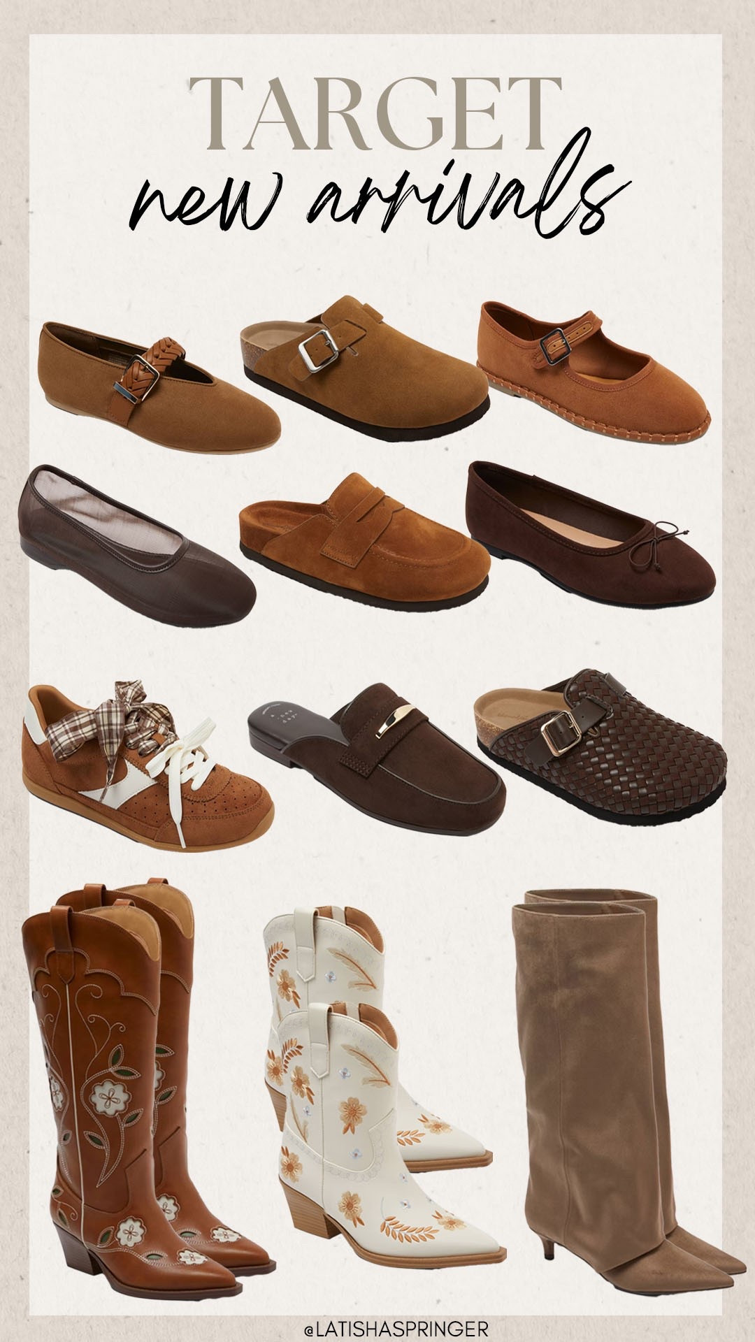Target new arrivals! Cute new shoes and boots for fall!

#targetfinds

Target finds. Target fashion. Target new arrivals. Target fall flats. Target western boots.

#LTKootd #LTKSeasonal #LTKgrwm
