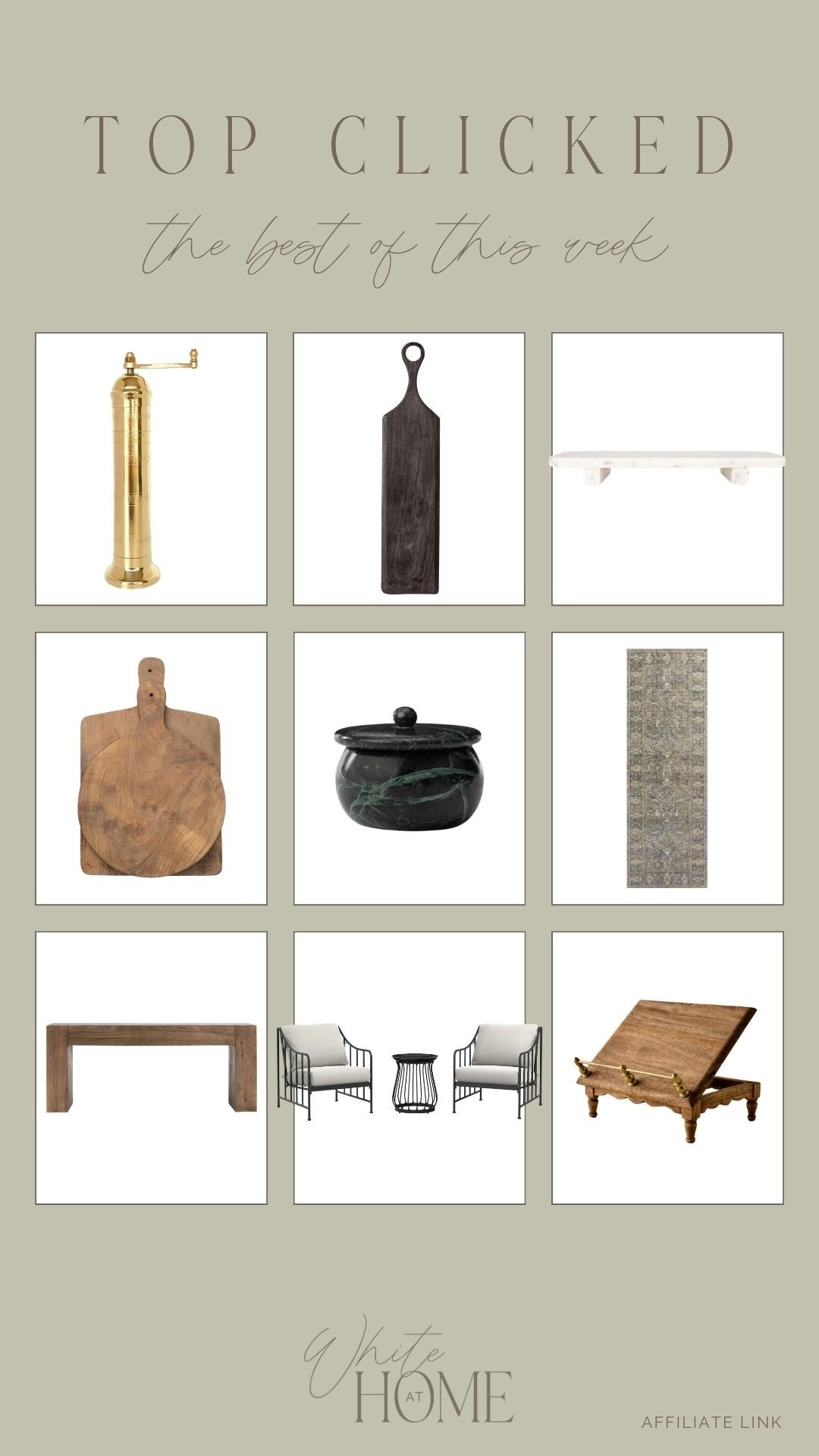 Last week’s top clicked favorites! Kitchen finds that are functional and beautiful, affordable outdoor furniture, furniture staples, and affordable runners!

#LTKHome #LTKSaleAlert
