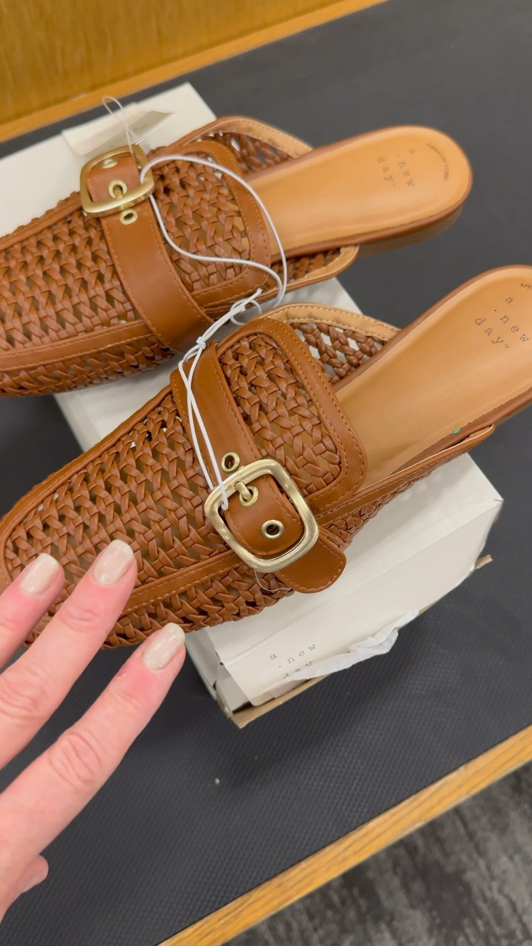 Cute woven mule flats for spring.  

#LTKootd #LTKMidsize #LTKSeasonal
