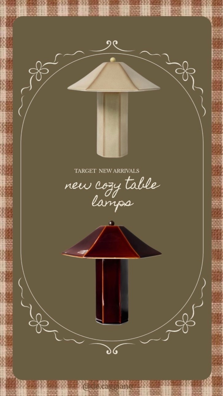 Target cozy table lamps 🎯

#LTKSeasonal #LTKHome #LTKSaleAlert