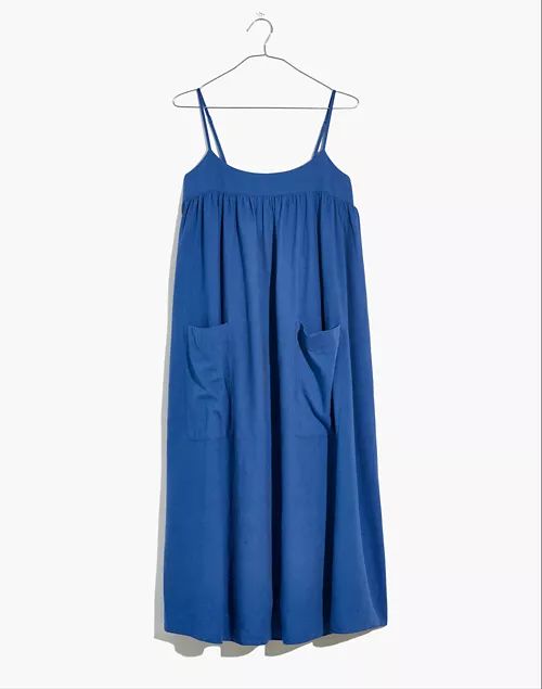 Linen-Blend Cami Midi Dress | Madewell