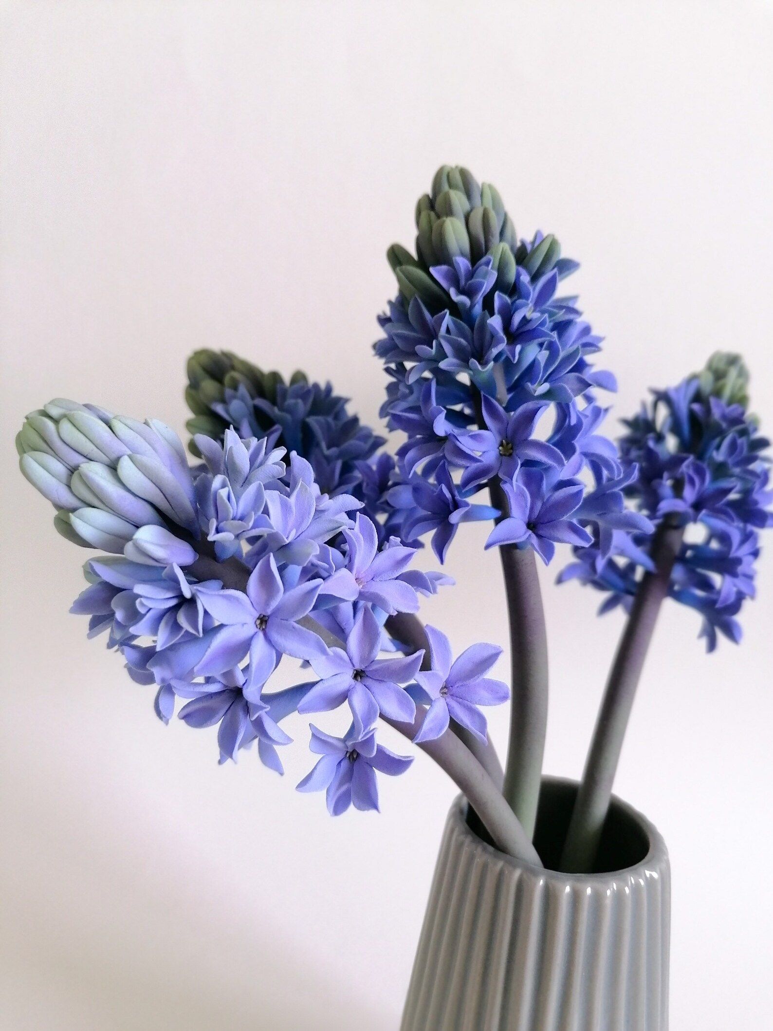 Real Touch Blue Hyacinth-Fake Flowers-Desk Decor-Realistic Hyacinth-Natural Look Flowers-Artifici... | Etsy (US)