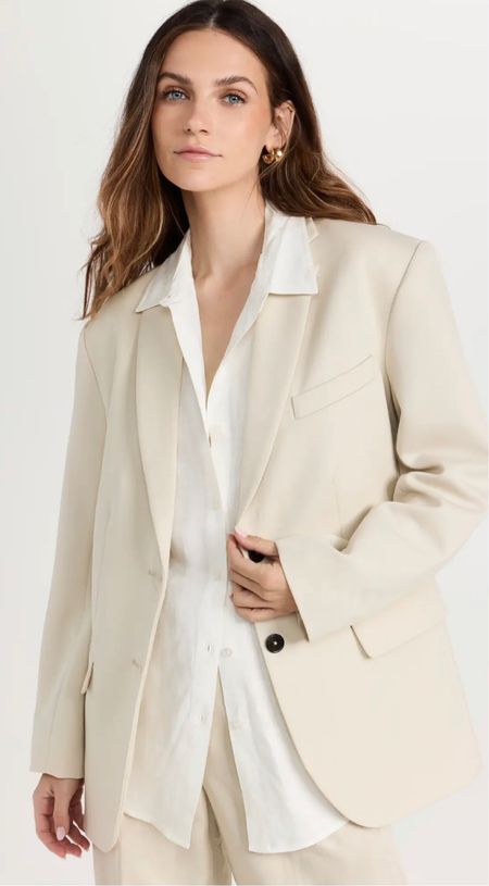 ANINE BING
Quinn Blazer

back to school, work outfit, women work outfit, women business casual, outfit inspo

#LTKU #LTKFind #LTKworkwear