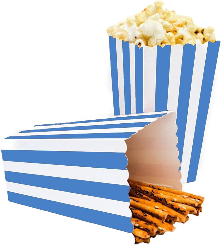 24pcs Disposable Paper Popcorn Boxes Bucket Candy Snack Container for Party Favor Decoration Tabl... | Amazon (US)