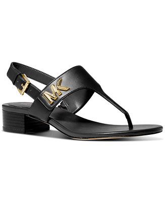 Michael Kors Women's Jilly T-Strap Dress Sandals & Reviews - Sandals - Shoes - Macy's | Macys (US)