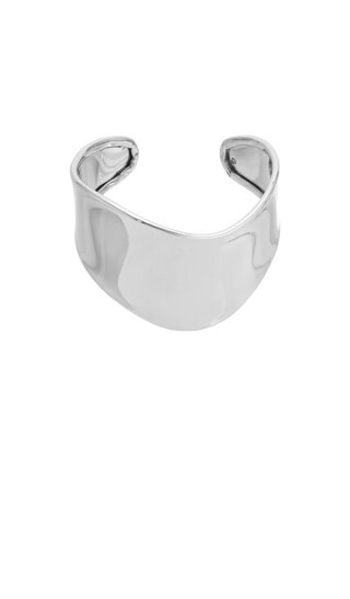 Smooth Cuff Bracelet in Silver | Revolve Clothing (Global)