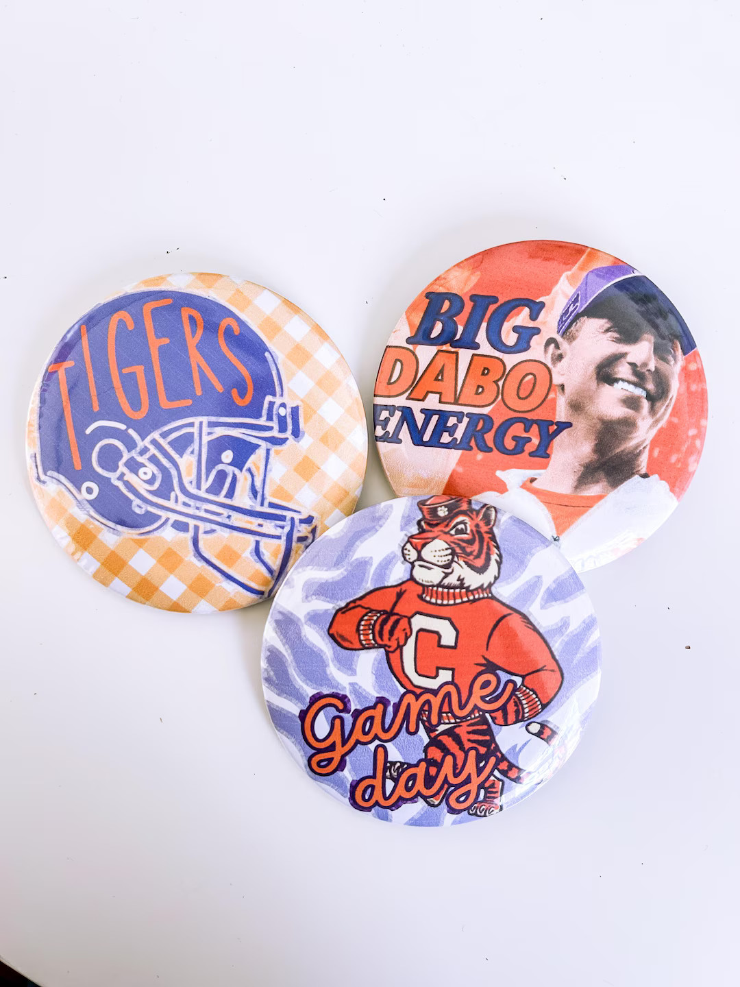 Clemson GAMEDAY BUTTONS - Etsy | Etsy (US)