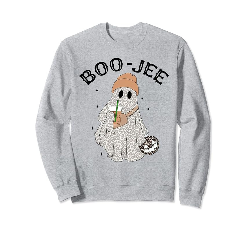 Coffee Lovers Cute Ghost Halloween Costume Boujee Boo-Jee Sweatshirt | Amazon (US)