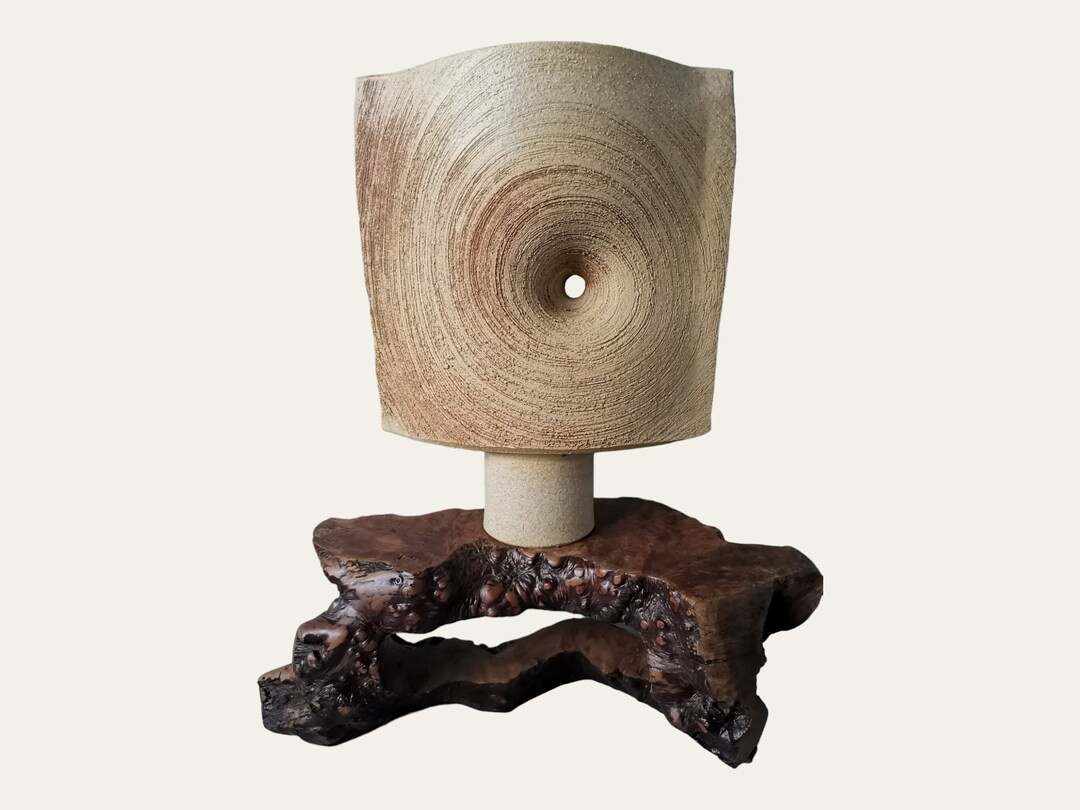 Massive Stoneware Modernist Whirlpool Ikebana Vase. A Grail - Etsy | Etsy (US)