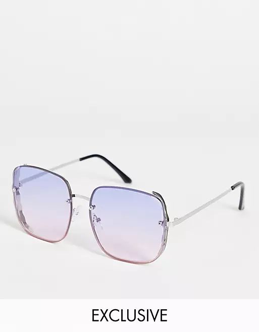 South Beach 00's sunglases with lilac lens | ASOS (Global)