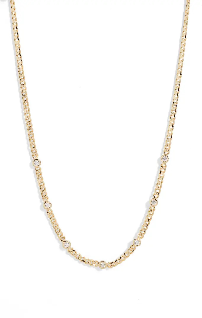 Kendra Scott Rowan Crystal Station Chain Necklace | Nordstrom | Nordstrom