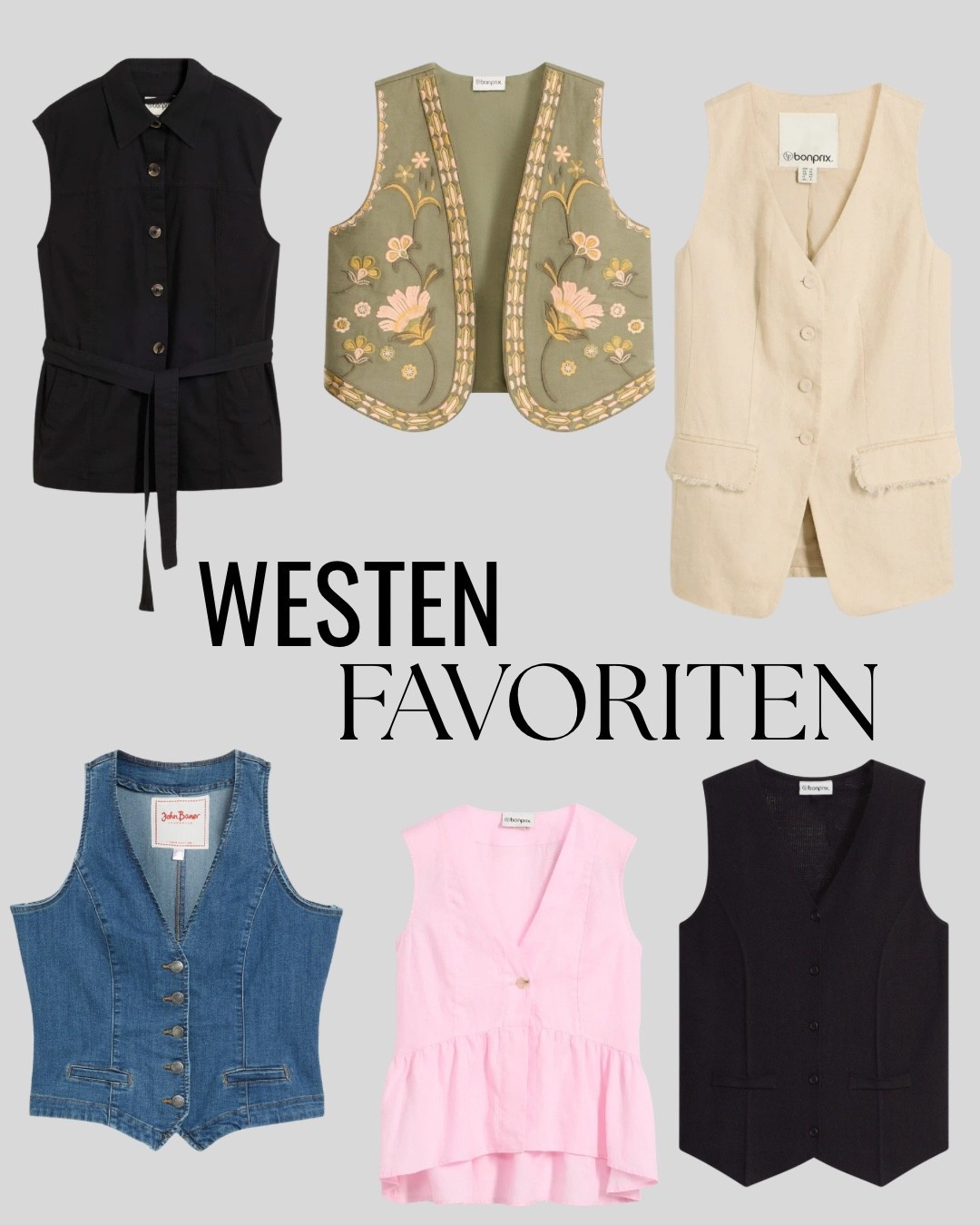 Westen 💗🌸

15 % sparen bei Bon Prix mit dem Code:
bp15san
(Gültigkeit: 10.08. -einschl. 12.08.2026; 15% auf Alles; einmalig einlösbar pro Kundin; gilt in DE App & Webshop)

#plussizefashion #top #oberteil #curvy #denim #jeans #weste

#LTKplussize #LTKdeutschland #LTKworkwear