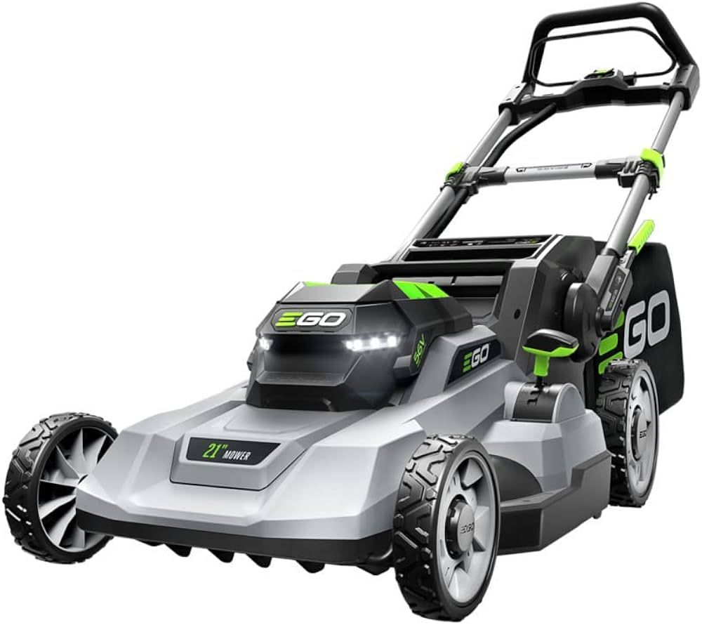 EGO LM2112 21-Inch 56-Volt Upgraded Cordless Push Lawn Mower with 𝗕𝗿𝘂𝘀𝗵𝗹𝗲... | Amazon (US)