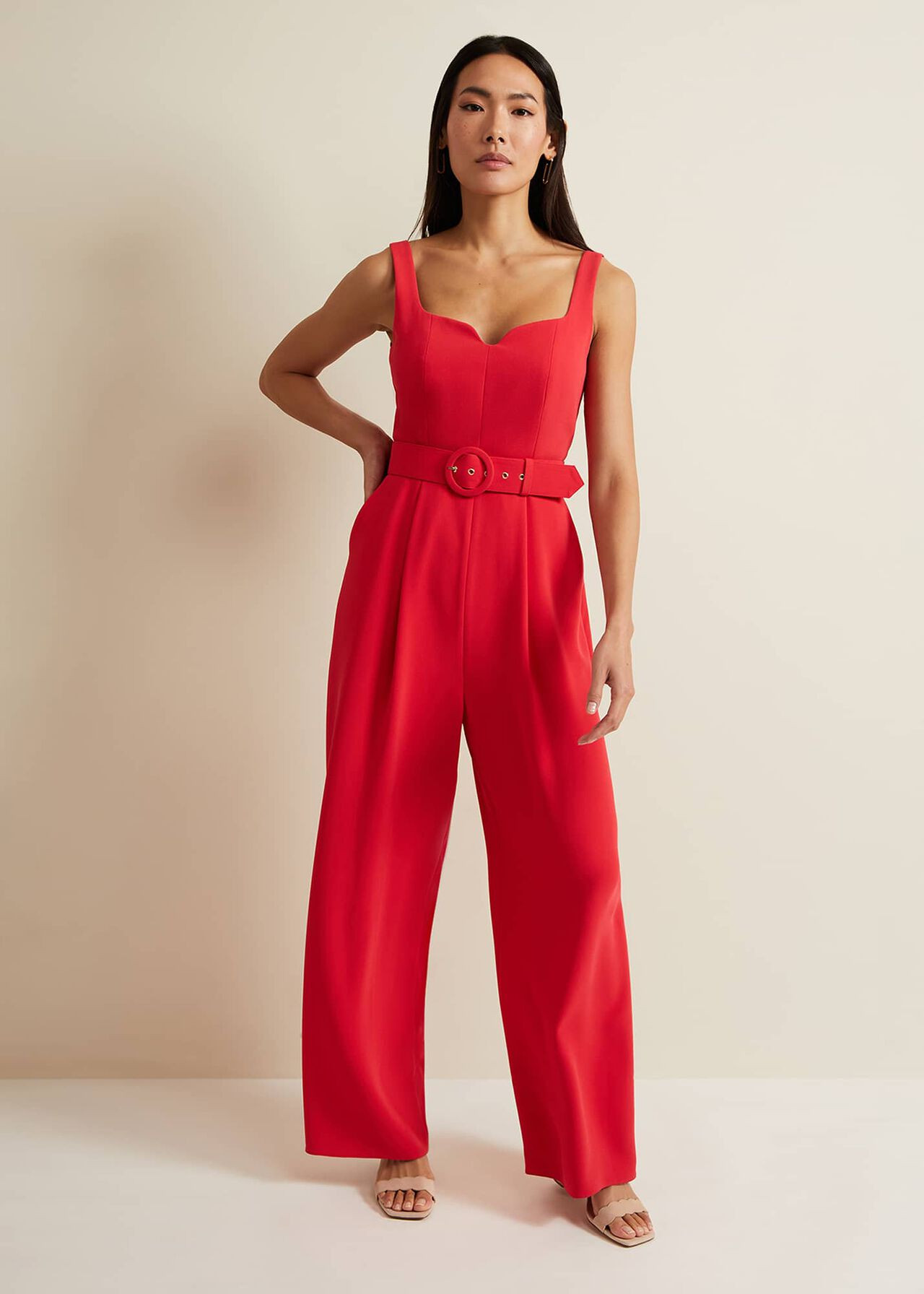 Charlize Belted Jumpsuit | Phase Eight (UK)