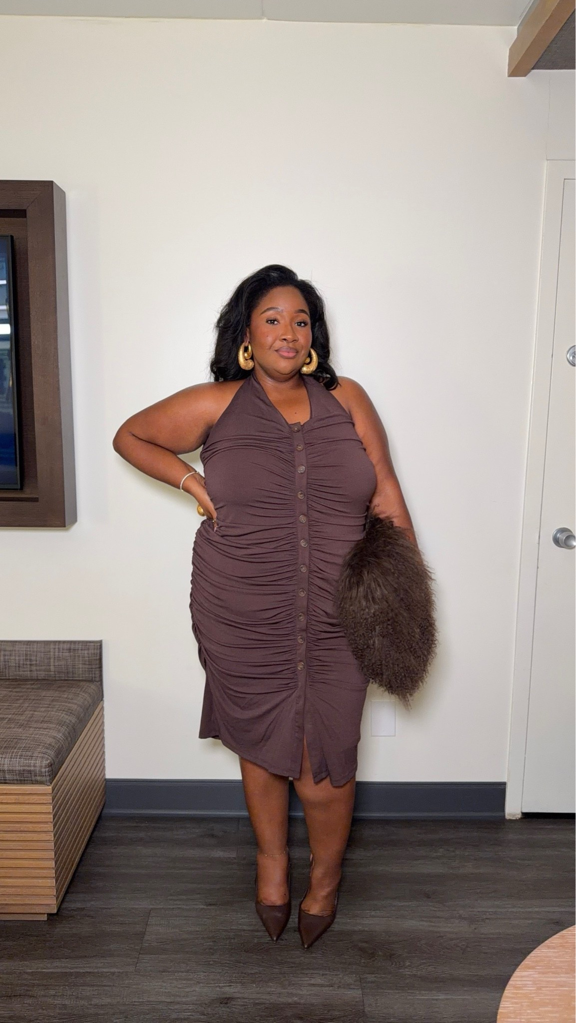 ✨ Loving This Ashley Graham Plus Size Button Front Halter Mini Dress That Is Currently On Sale With Code Sunshine!

#LTKootd #LTKPlusSize #LTKSaleAlert