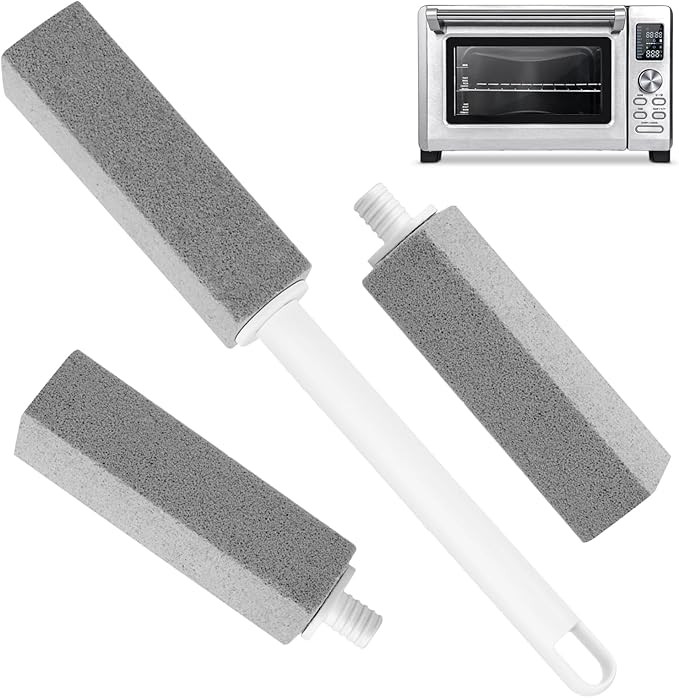 3 Pack Pumice Stone for Cleaning Stove Gas Grates & Top, Extra Long Handle Cleaner Pumice Stone f... | Amazon (US)