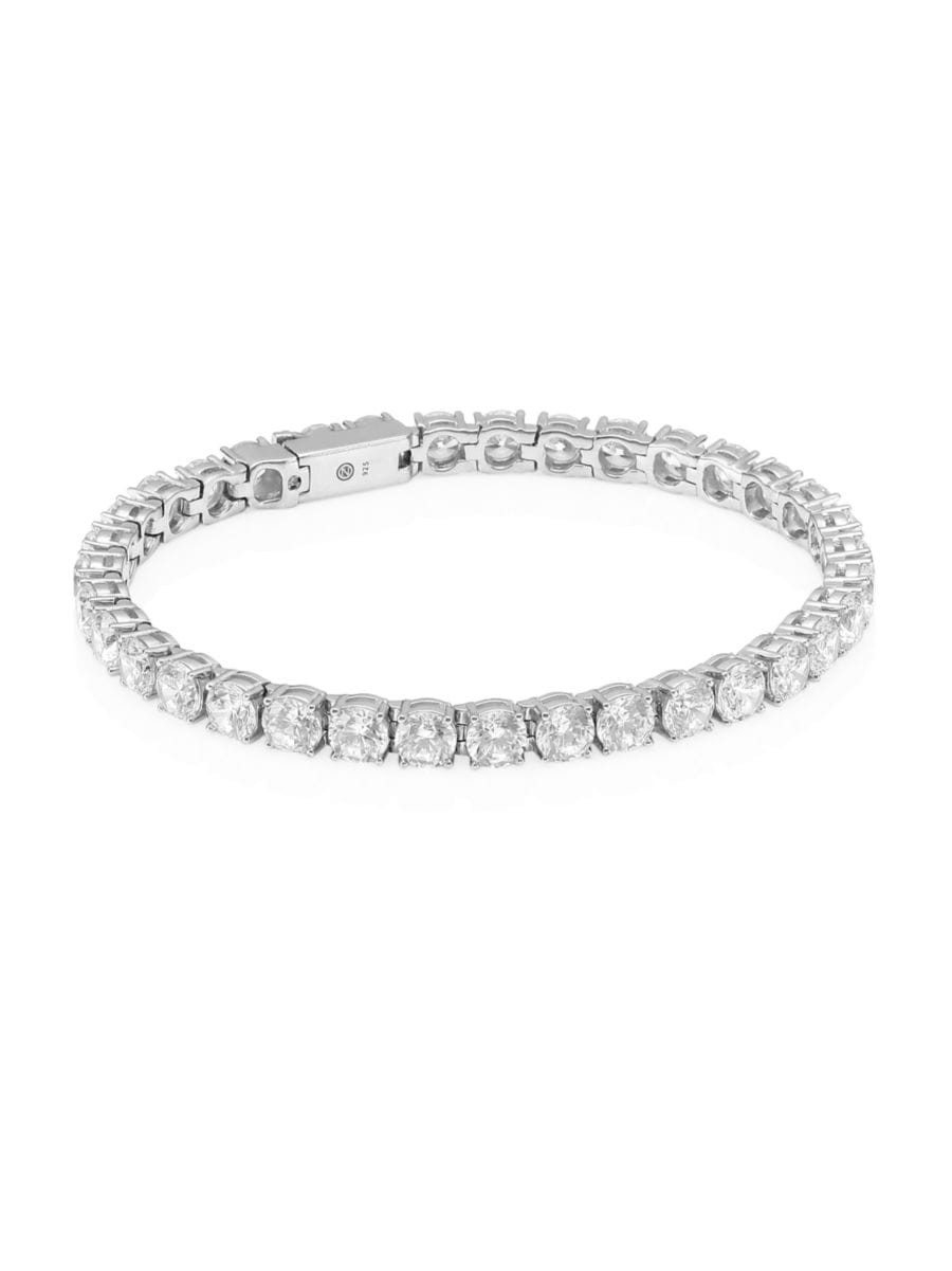 Sterling Silver & Cubic Zirconia Tennis Bracelet | Saks Fifth Avenue