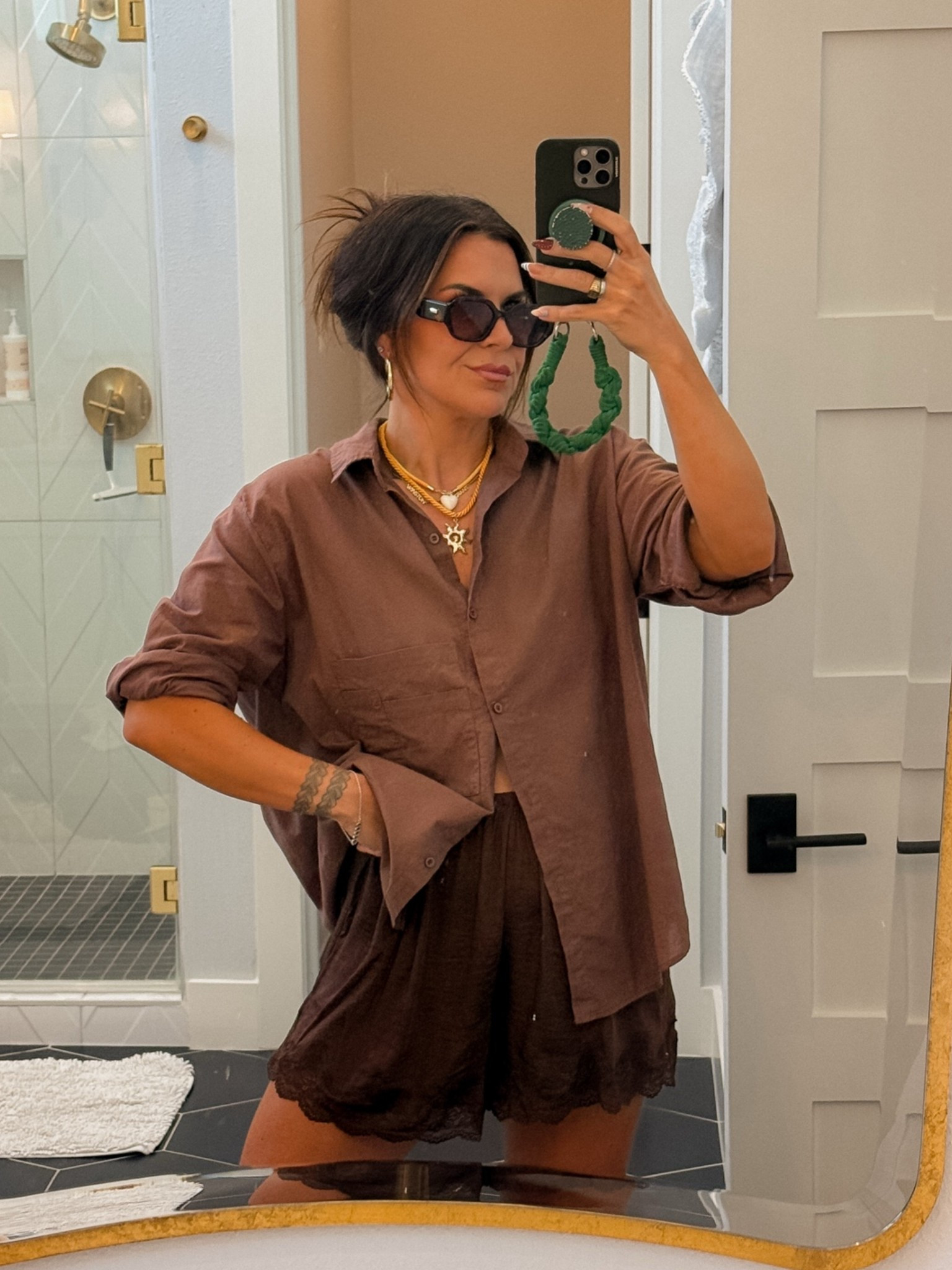 Summer date night look
Top: XL
Satin shorts: large

#LTKOver40 #LTKMidsize #LTKgrwm