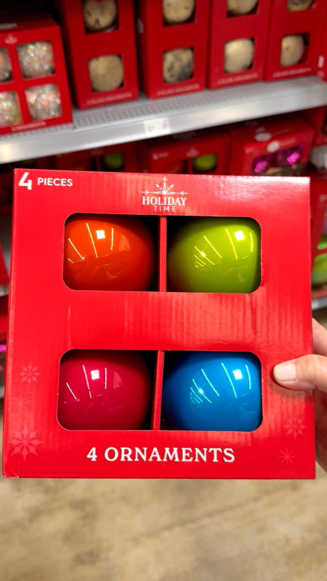 These colors are so vibrant! This set of 4 includes 4 inch glass ornaments in green, orange, pink and blue. Use them to decorate your Christmas tree, add them to a bowl for a festive entryway, or include them in your holiday garland. 🎄 

And if you’re a mosaic artist, these would also make great substrates or materials for your artwork. For mosaic tips, tutorials + inspiration please visit my YouTube channel: YouTube.com/julieweilbacher. Follow @julieweilbacher on Instagram for all things mosaic art. 

#glassornaments #holidaydecor #vibrantglassornaments #mosaic #christmastreeornaments #walmart #budgetholidaydecor #largeglassornaments #ballornaments #garlandornaments

#LTKFindsUnder50 #LTKHome #LTKHoliday