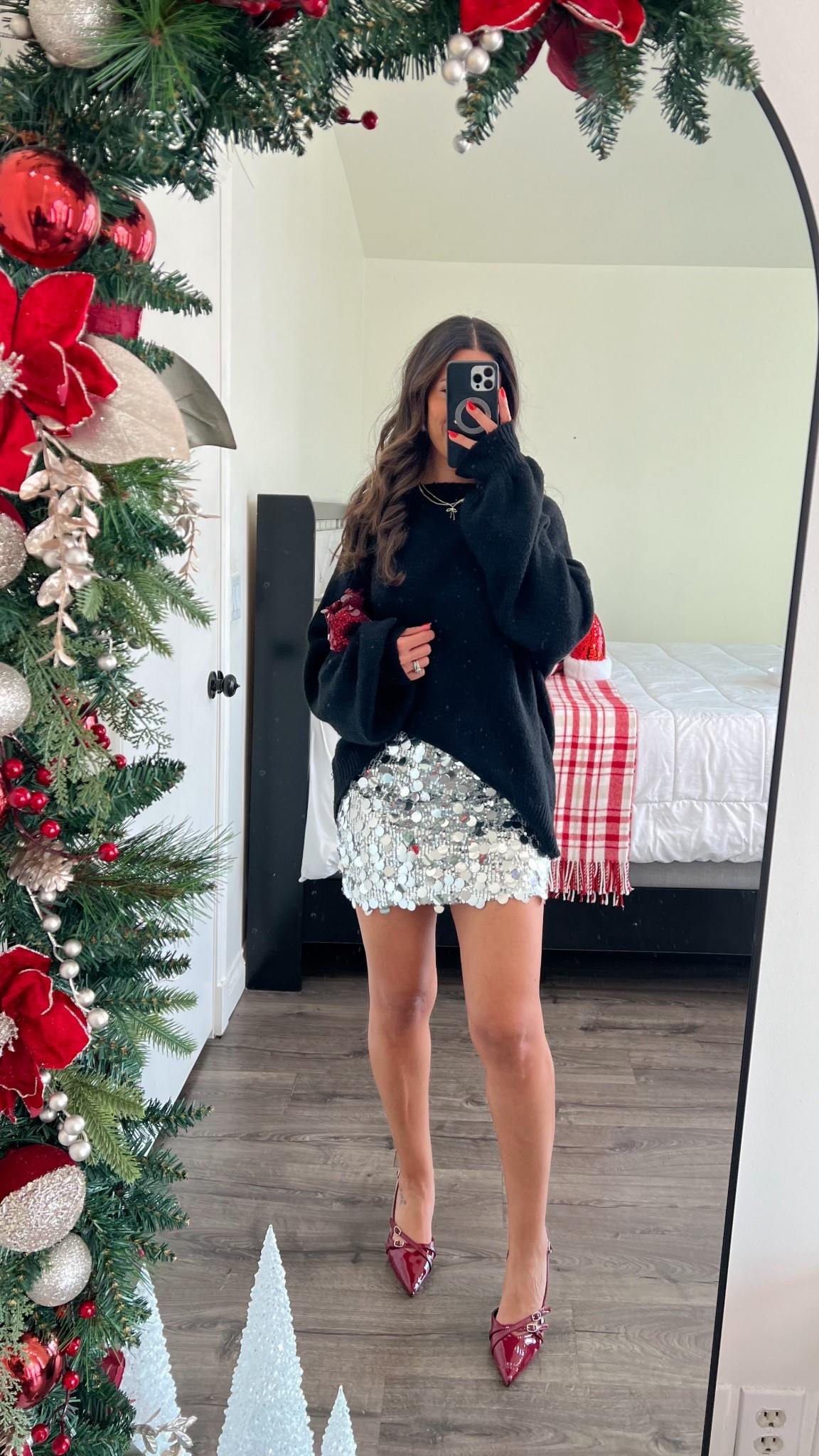 Holiday outfit idea. Comfy and cute. Also for New Year’s Eve 

#LTKSeasonal #LTKFindsUnder50 #LTKHoliday