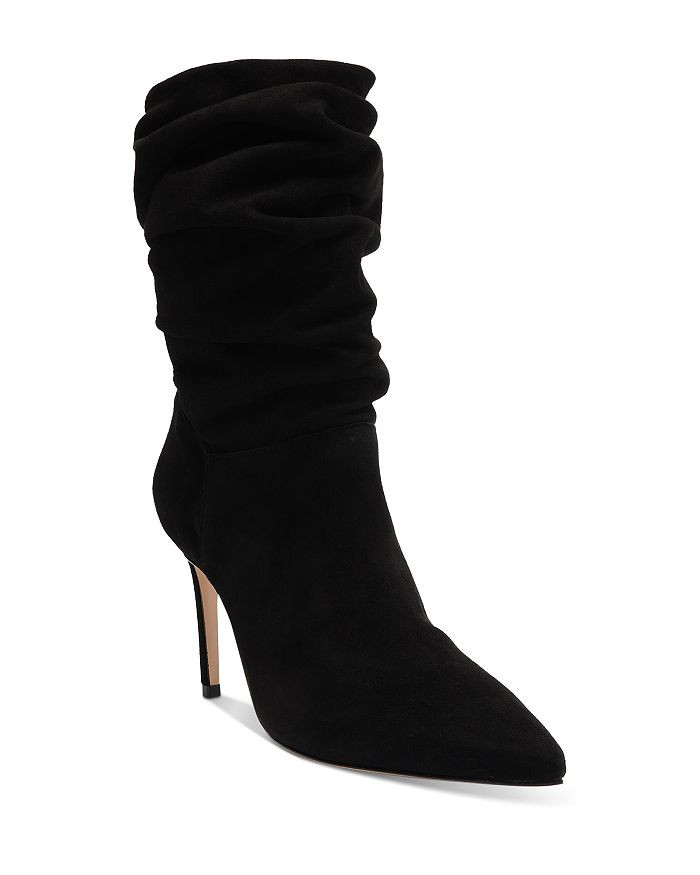 Women's Ashlee Pointed Toe Scrunched High Heel Boots | Bloomingdale's (US)