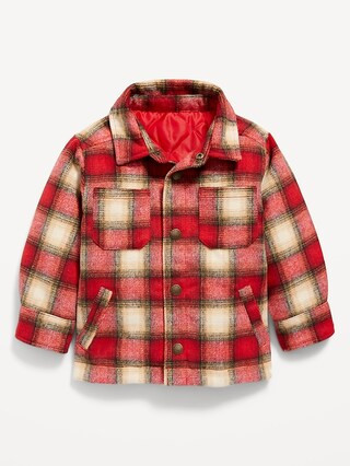 Plaid Pocket Shacket for Toddler Boys | Old Navy (US)