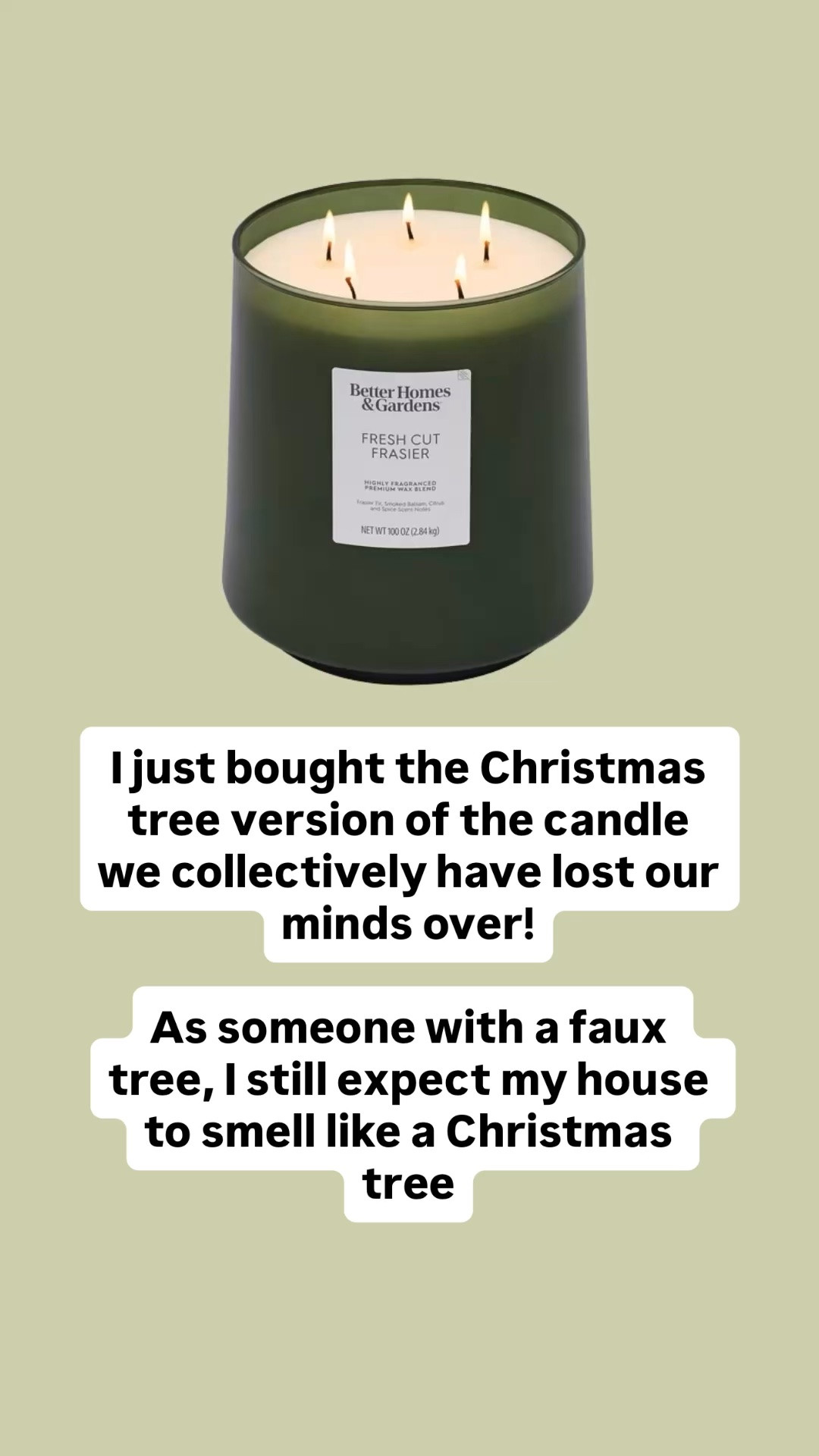 I just bought the Christmas tree version of the candle we collectively have lost our minds over!

As someone with a faux tree, I still expect my house to smell like a Christmas tree

#LTKHome