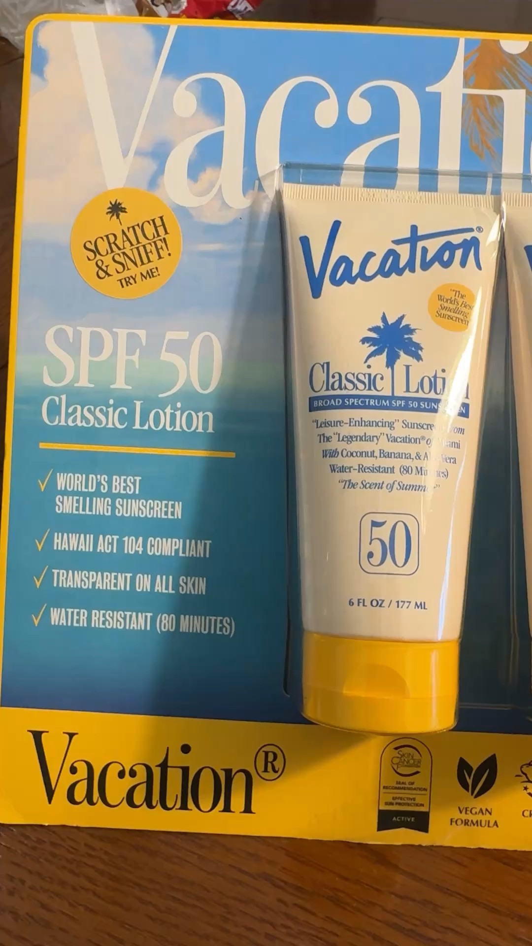 Best smelling SPF for vacation. You will have no qualms getting anyone to put on sunblock with this brand. 

#LTKSwim #LTKgrwm #LTKTravel