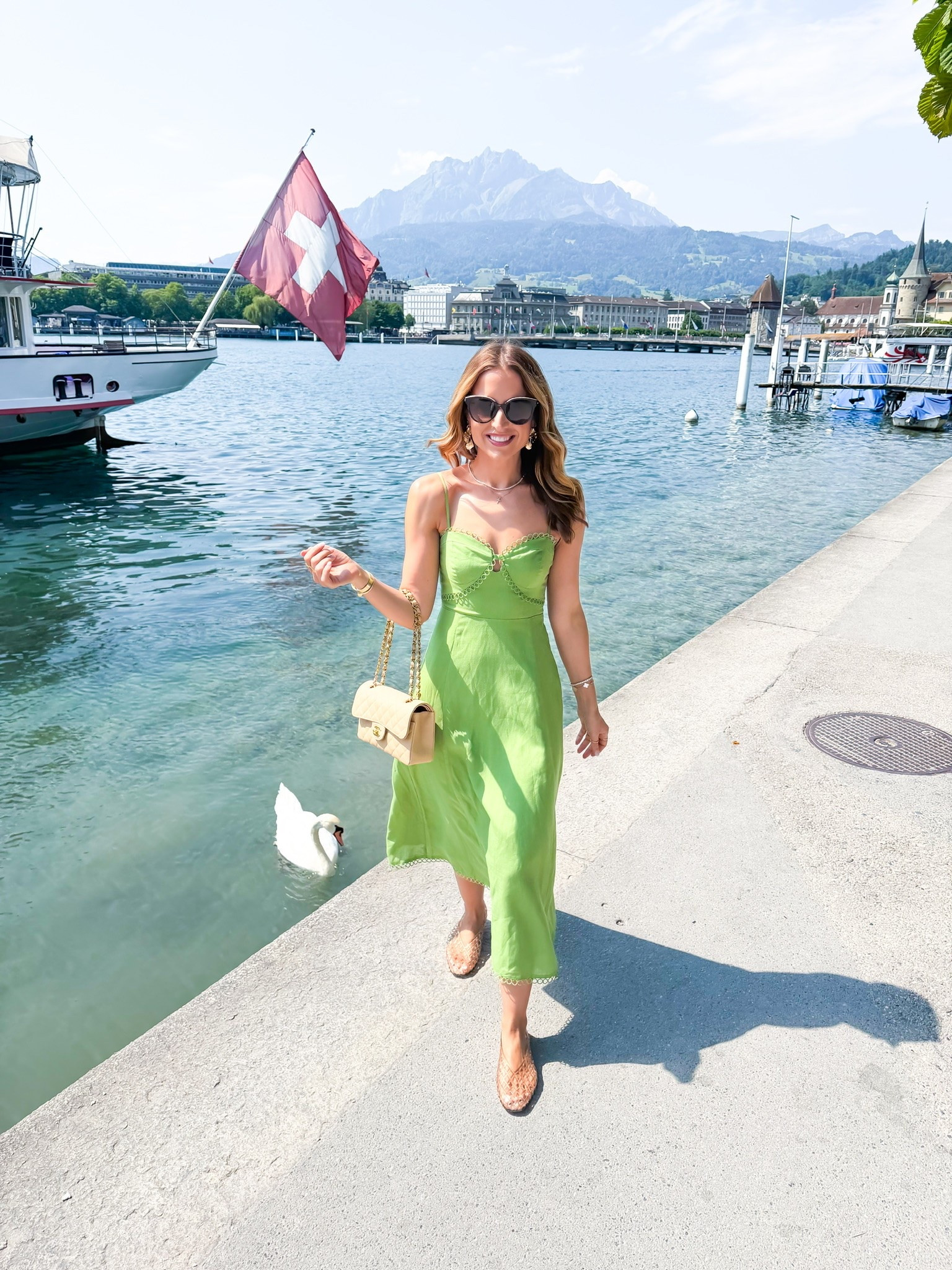 Expensive stuff that’s worth it! I’m wearing this linen-blend dress (XS) in Switzerland - code LISA123 on first time purchases! Europe dress. Vacation dress. Summer dress. Summer outfit. Resort outfit. Resort dress.

#LTKootd #LTKTravel #LTKPetite