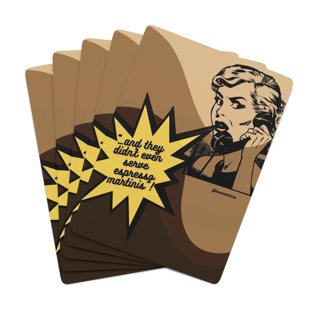 Espresso Martini Playing Cards - Etsy | Etsy (US)