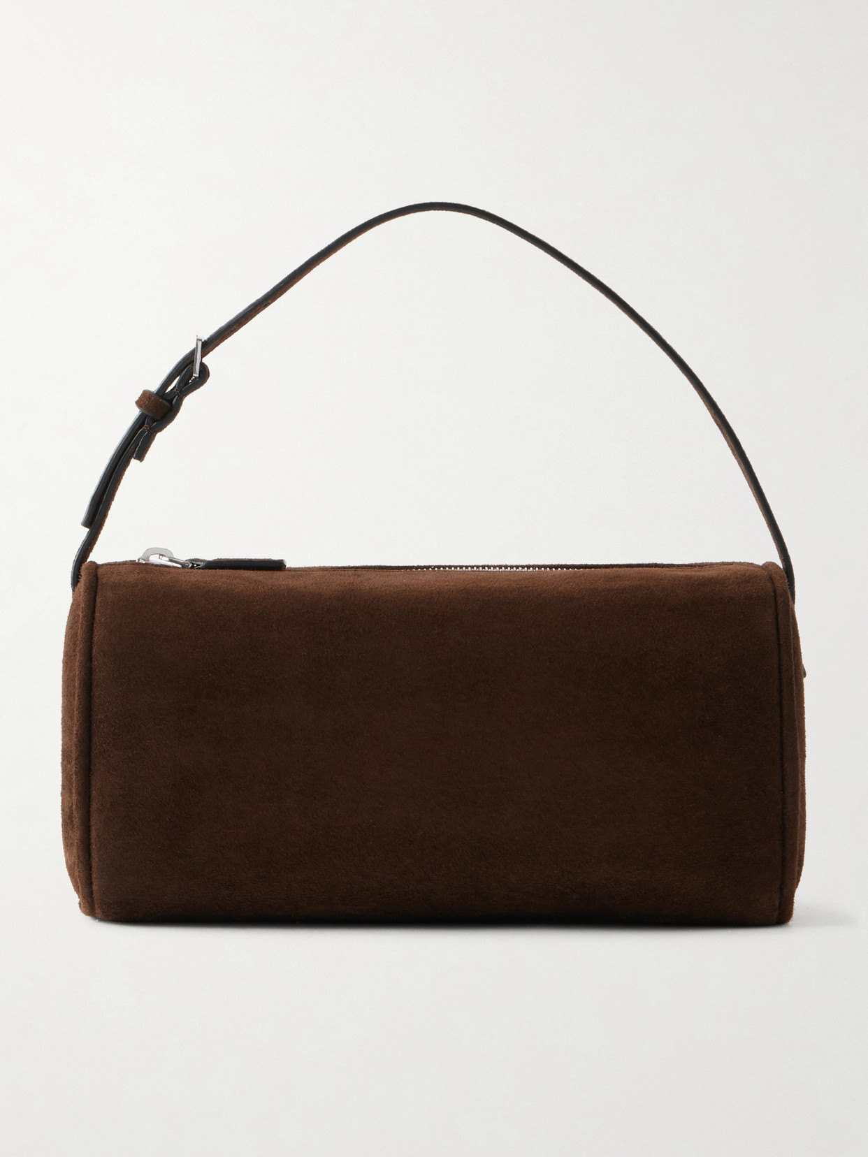The Row - 90s Small Suede Tote - Brown - One size | NET-A-PORTER APAC