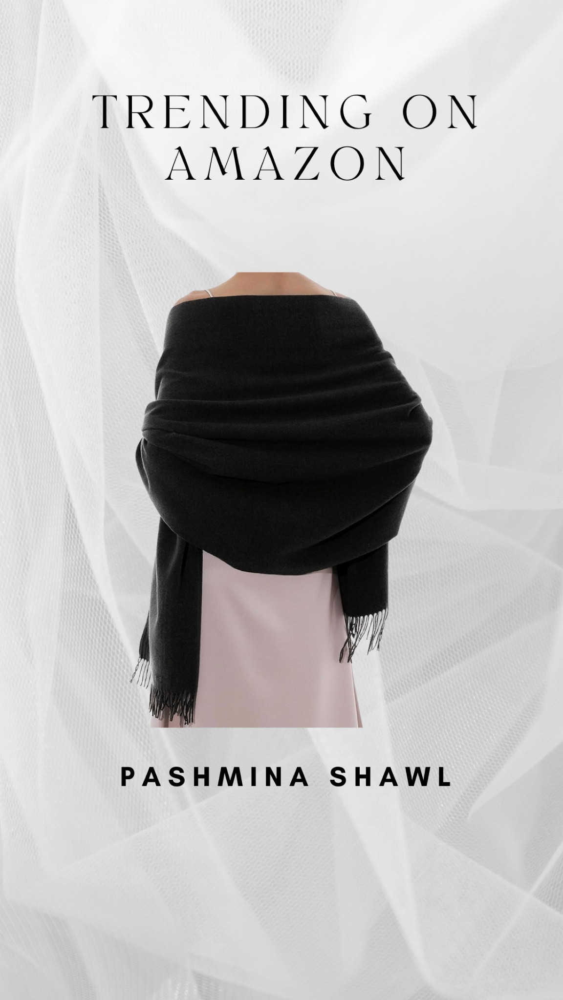 Pashmina scarf shawl perfect for these winter months now trending on Amazon! 

#LTKWatchNow #LTKSaleAlert