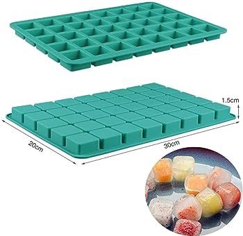Mity rain 2 Pack 40-Cavity Square Caramel Candy Silicone Molds,Chocolate Forf Truffles, Fat Bombs... | Amazon (US)