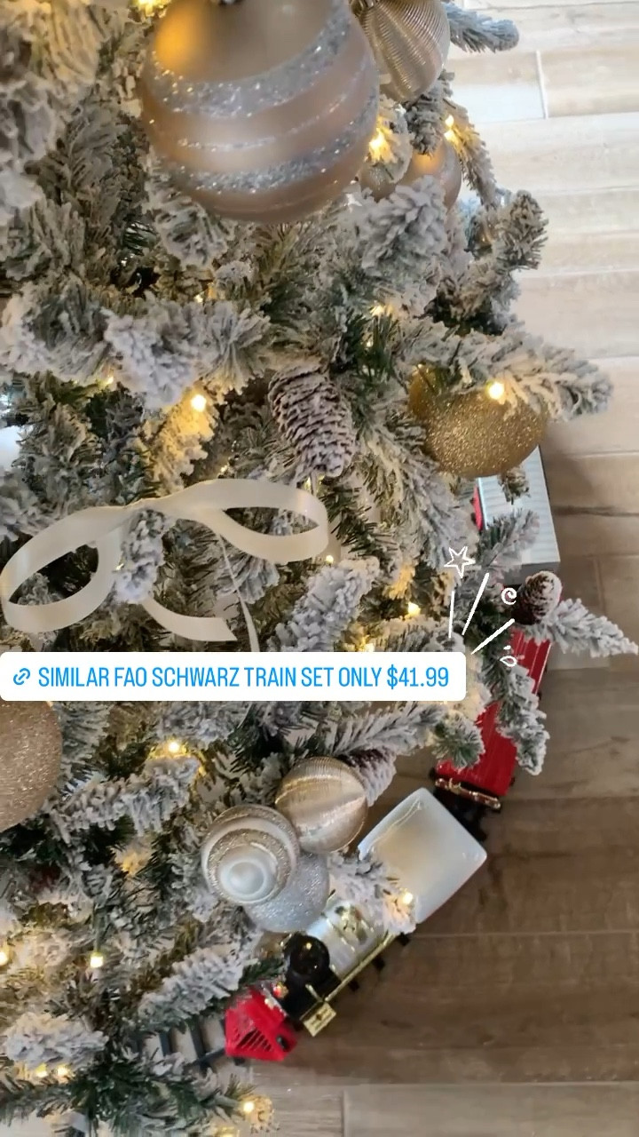 We love our FAO Schwarz train set and had it 3 years now! I’m linking a similar fun set, that’s currently only $41.99 (as always, price is unfortunately subject to change)

Christmas decor, holiday decor, Christmas train, Christmas for kids, Christmas tree, Christmas ornaments 

#LTKHoliday #LTKSeasonal #LTKhome