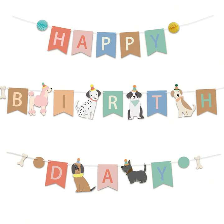 Dog Birthday Party Supplies - Dog Birthday Banner Dog Banner - Happy Birthday Banner - Cute Dog B... | SHEIN