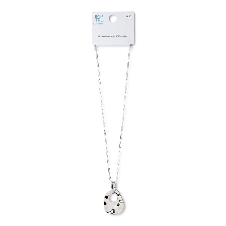 Time And Tru Abstract Pendant Necklace | Walmart (US)