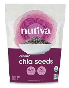 Nutiva Organic Chia Seed, Black, 12 Ounce (Pack of 1) | Amazon (US)