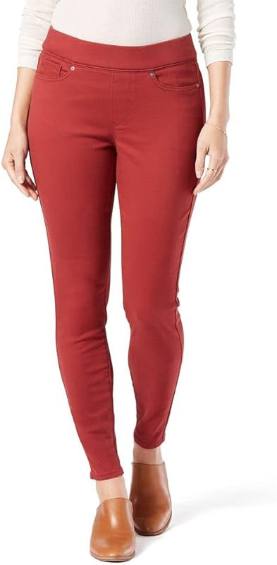 Signature by Levi Strauss & Co. Gold Label Women's Size Totally Shaping Pull-On Skinny Jeans (Sta... | Amazon (US)