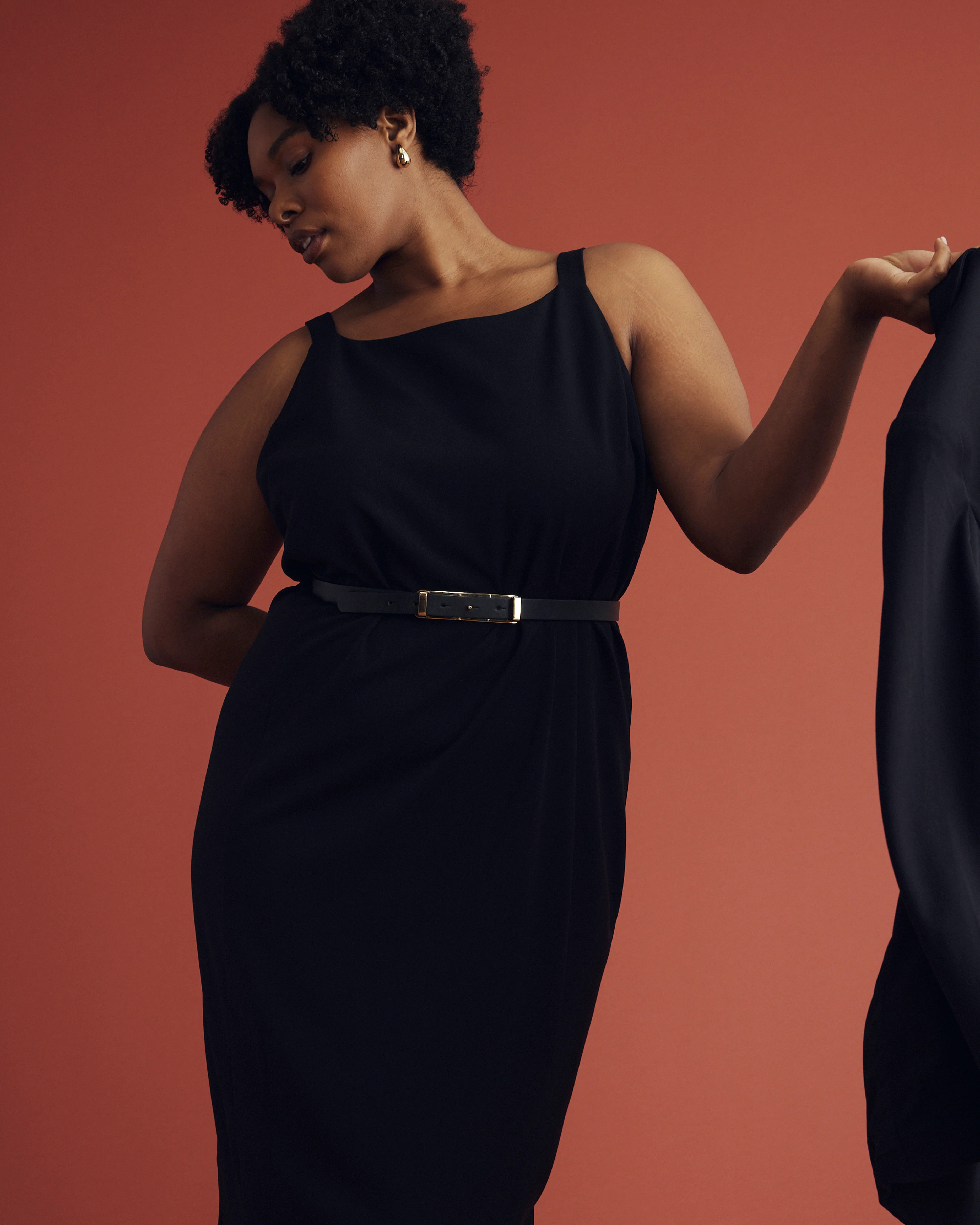 All Day Vendome Shift Dress - Black | Universal Standard