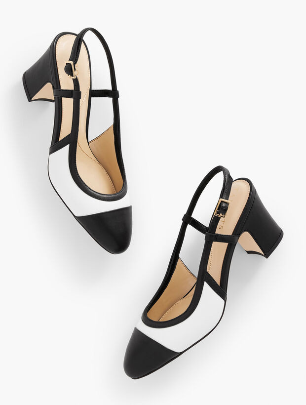 Irene Slingback Nappa Pumps | Talbots