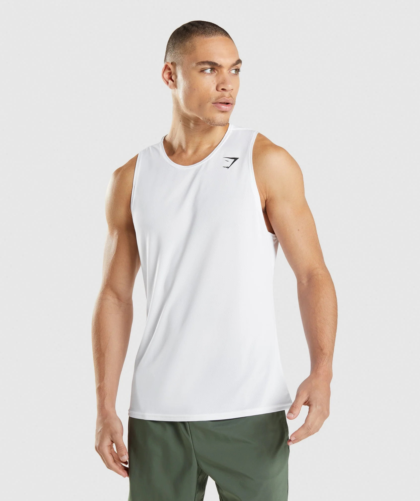Gymshark Arrival Tank - White | Gymshark US