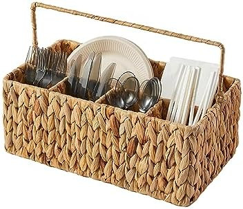 Berdeng Utensil Caddy, Utensil Basket for Table,Napkin and Utensil Holder, Silverware Caddy, Cutl... | Amazon (US)