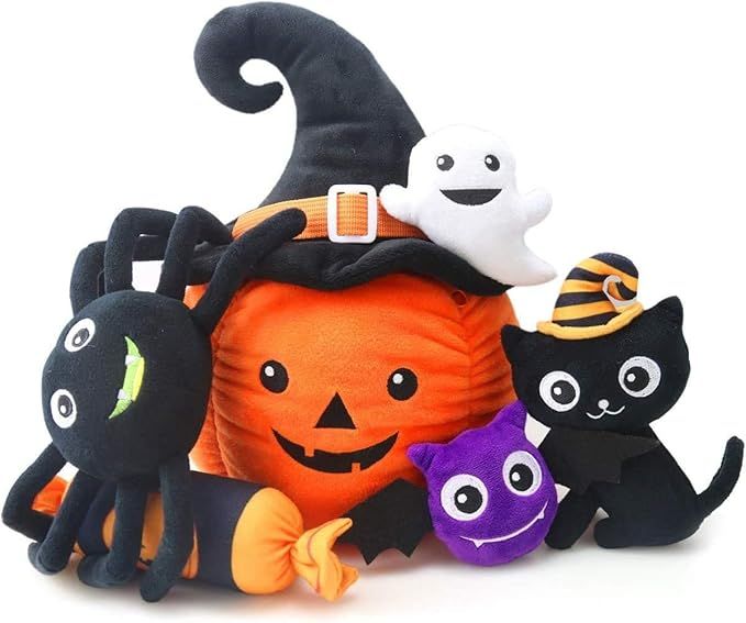My First Halloween Pumpkin Toys,teytoy Nontoxic Fabric Baby Cloth Activity Crinkle Halloween Play... | Amazon (US)