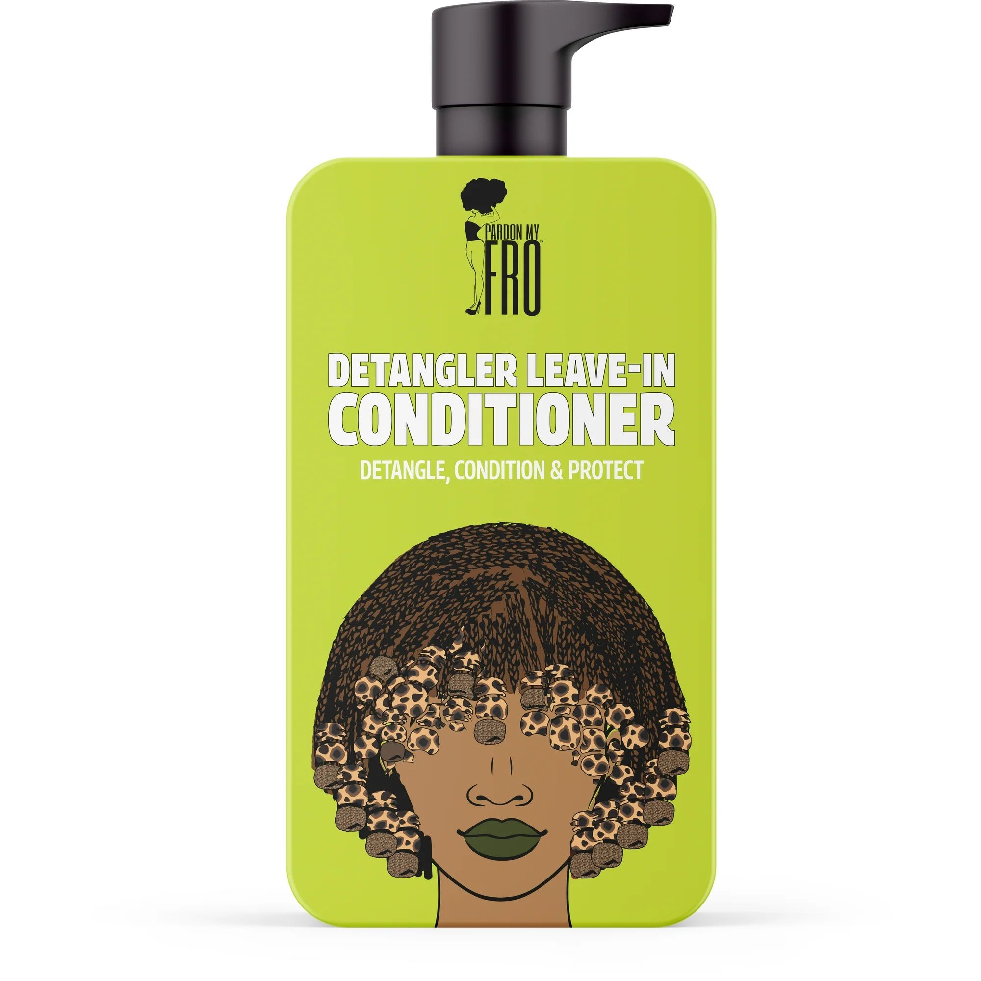 Pardon My Fro Detangling Leave-In Conditioner with Argan and Jojoba Oil, for 4A-4C Hair Types, 12... | Walmart (US)