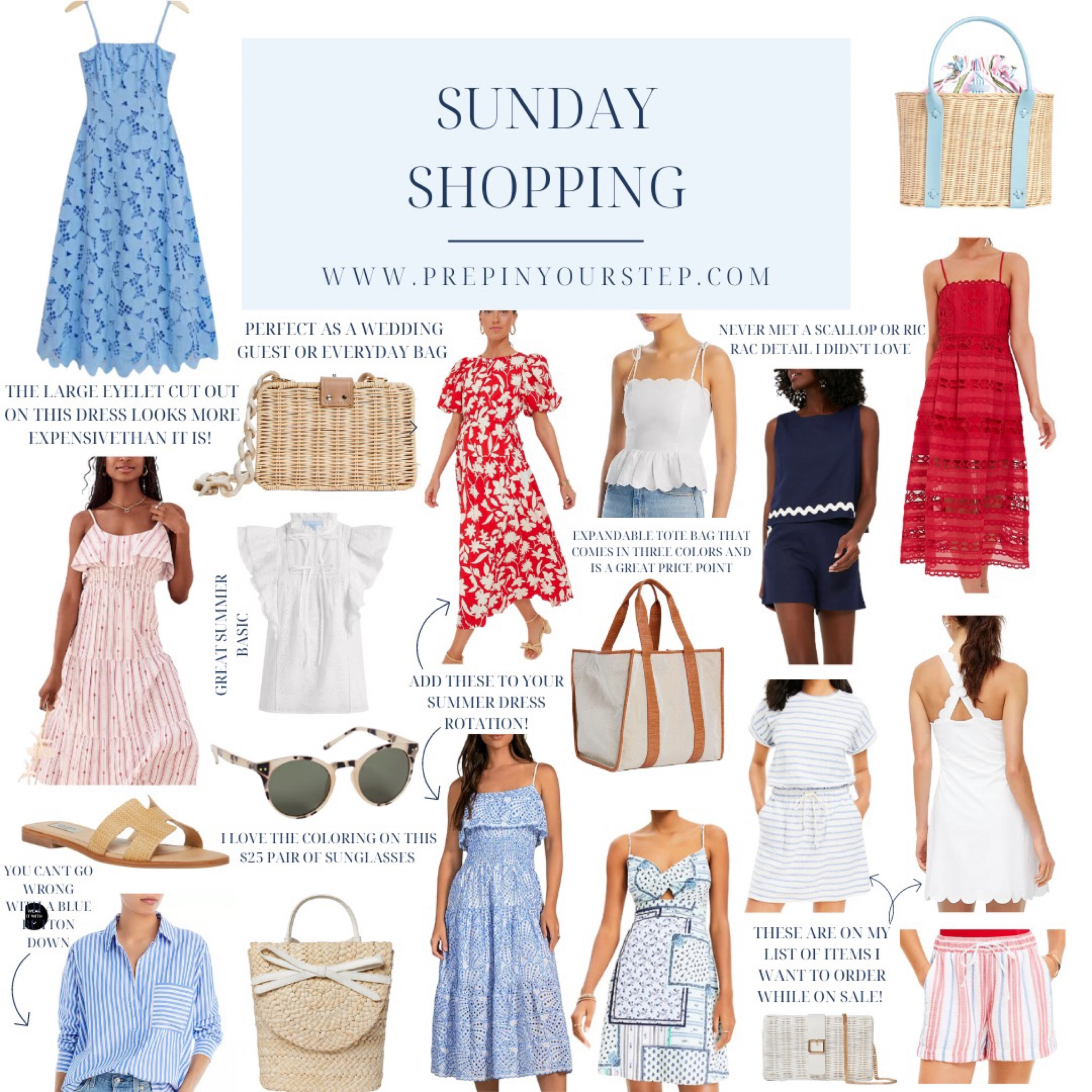 A color scheme to match the long weekend’s festivities. With so many of these items currently on sale, it’s easy to be tempted to add to your closet! That tote bag and workout dress are currently calling my name!

#LTKunder50 #LTKsalealert #LTKunder100