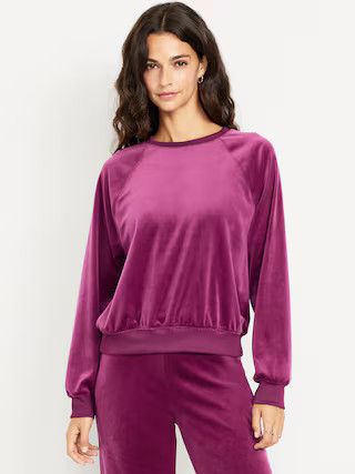 Velour Lounge Top | Old Navy (US)