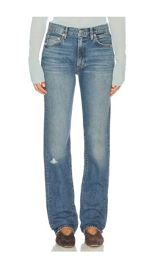 Eterne Chloe Straight Jean in Blue. - size 25 | Revolve Clothing (Global)