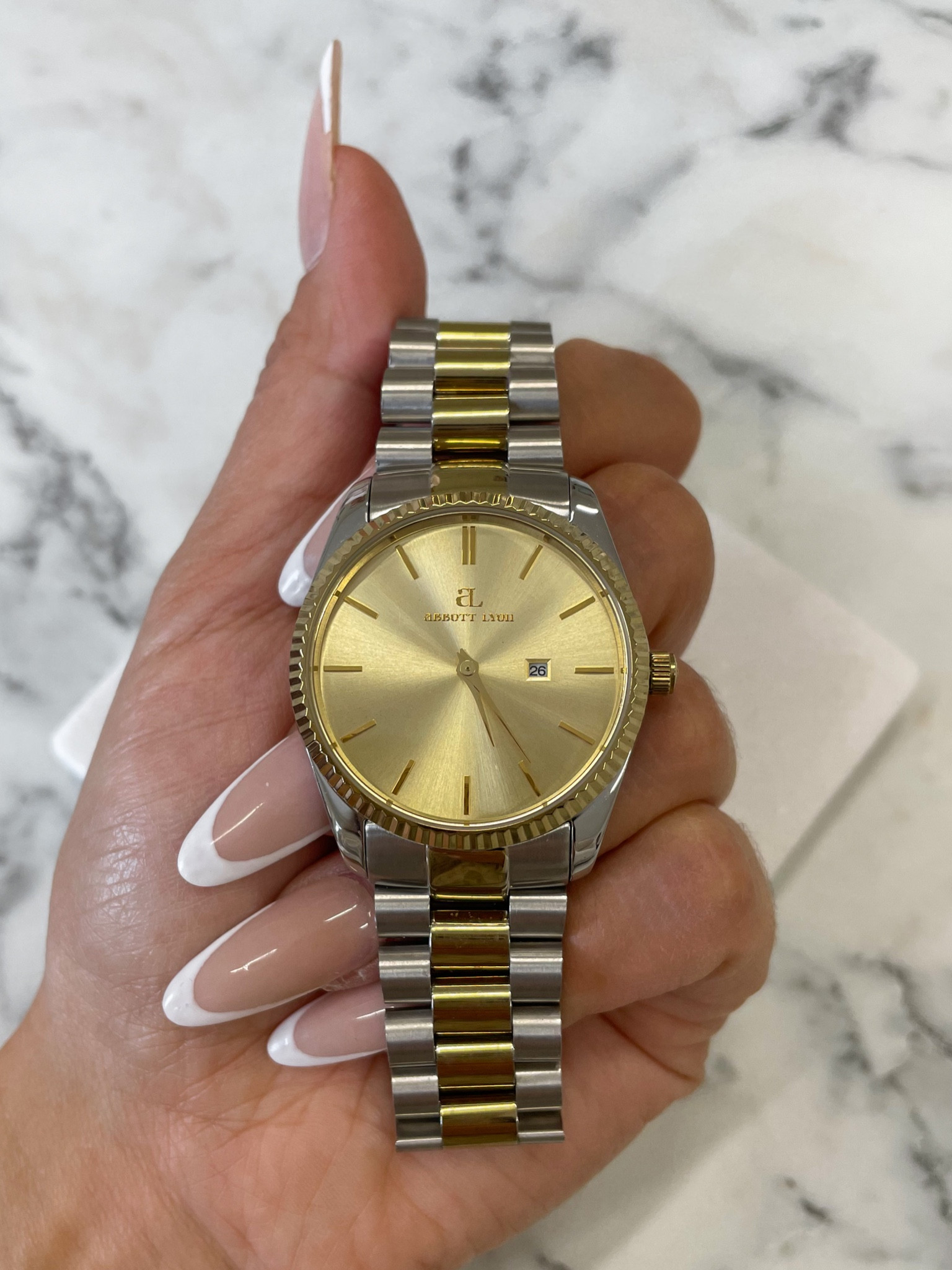 Perfect for all occasions, timeless champagne finish watch face ✨

#LTKGiftGuide #LTKworkwear #LTKSeasonal