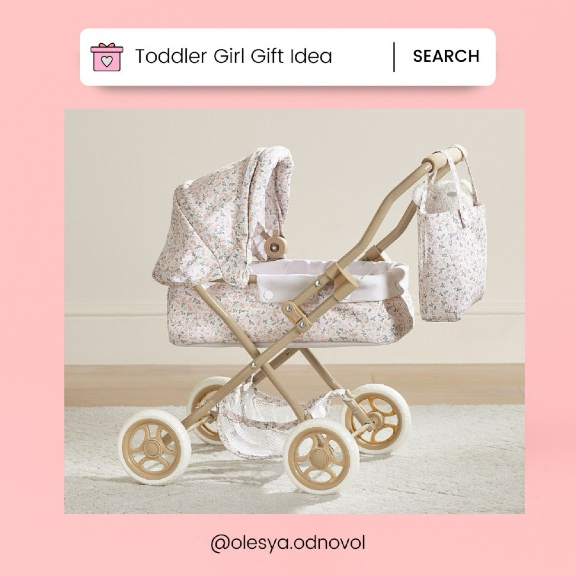 Toddler girl gift ideas. Winter Filagree Doll Pram Stroller

#LTKKids #LTKGiftGuide