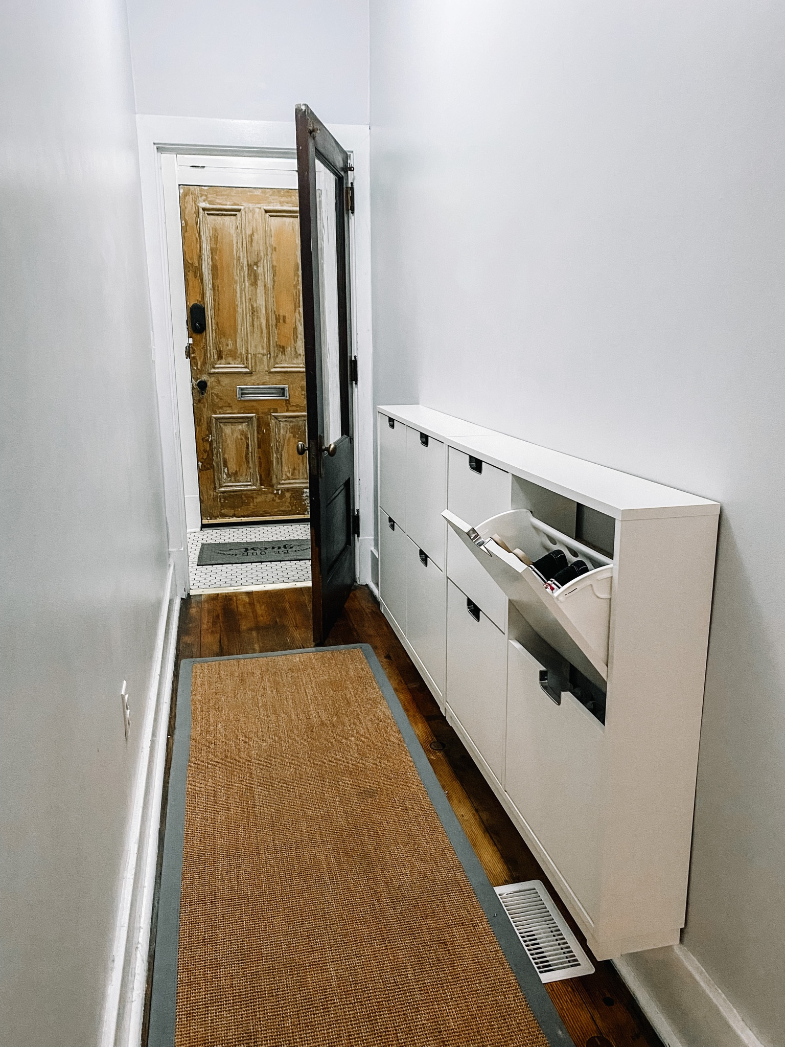 Entryway Narrow Shoe Storage 

#LTKshoecrush #LTKunder100 #LTKhome